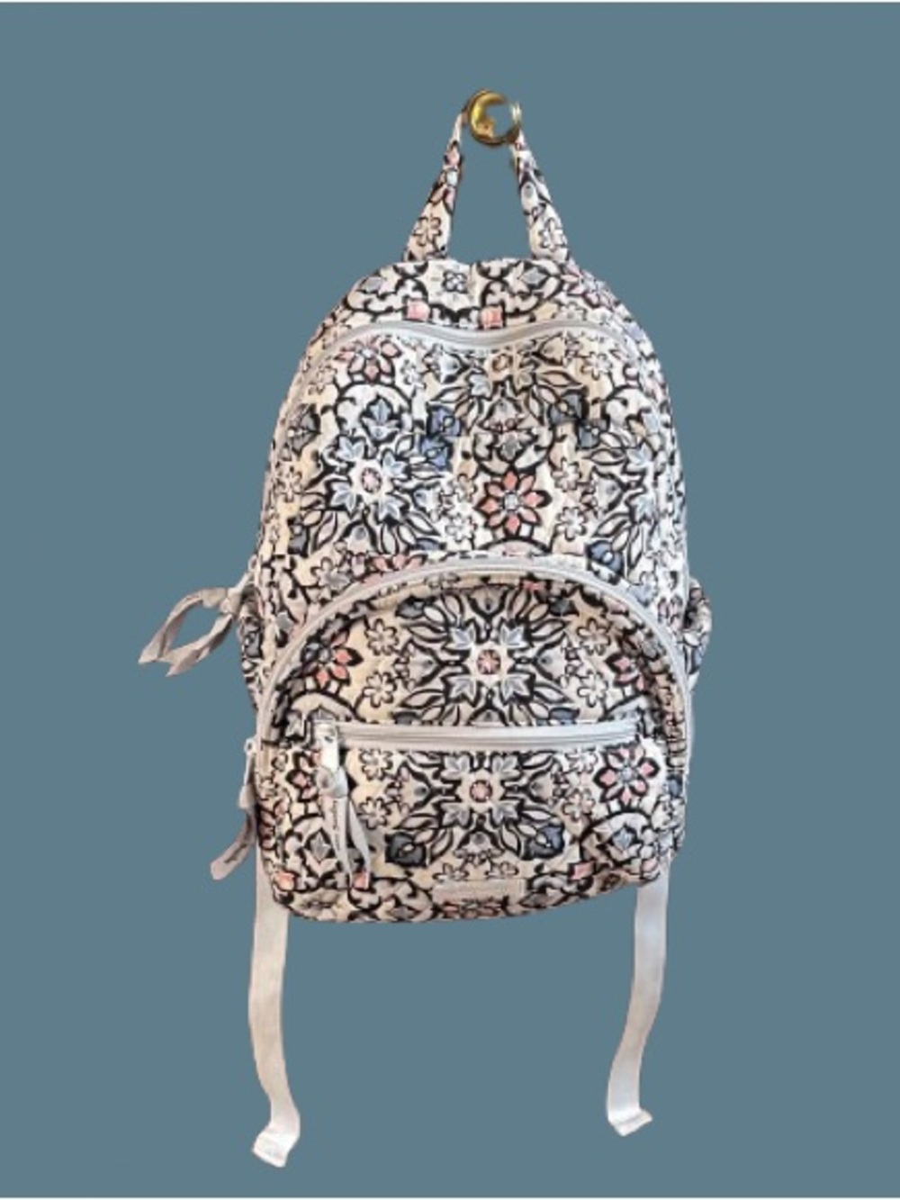 Vera Bradley Lisbon Medallion Essential Large Laptop Backpack VGUC